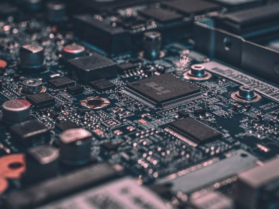 Circuit board close-up